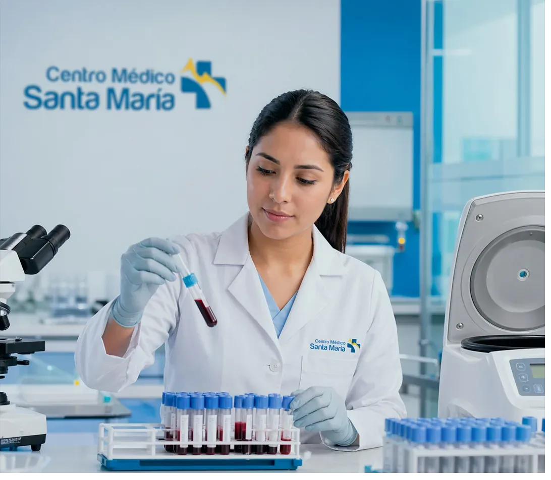 Laboratorio clínico Centro Médico Santa María Cusco — análisis de sangre con precisión